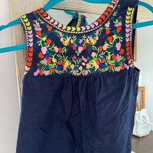 J.Crew Embroidered Top